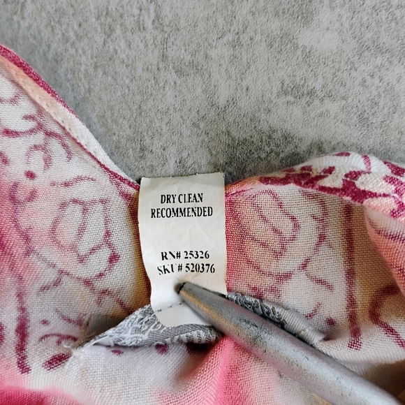 World Market Ganesha Tie Dye Kimono Shawl Pink White Mantra Hippie One Size - Picture 9 of 12